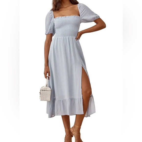 Reformation Dresses & Skirts - Reformation Meadow Dress in Mineral Blue
